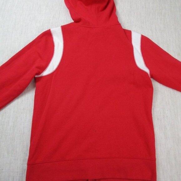 New York Giants Hoodie Womens Small Red Reebok NFL Football Sports Full Zip - Picture 2 of 8